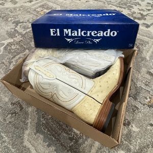 New Exotic Ostrich Cowboy Boots